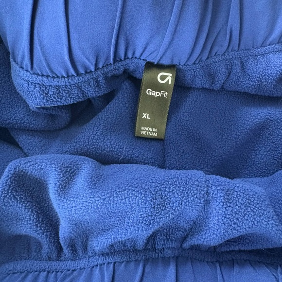 GAP Women's Blue Fleece Lined Track Pants - Picture 3 of 4